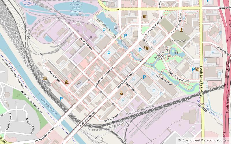 Union Avenue Historic Commercial District location map