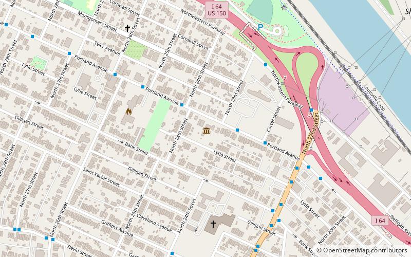 Portland Museum location map