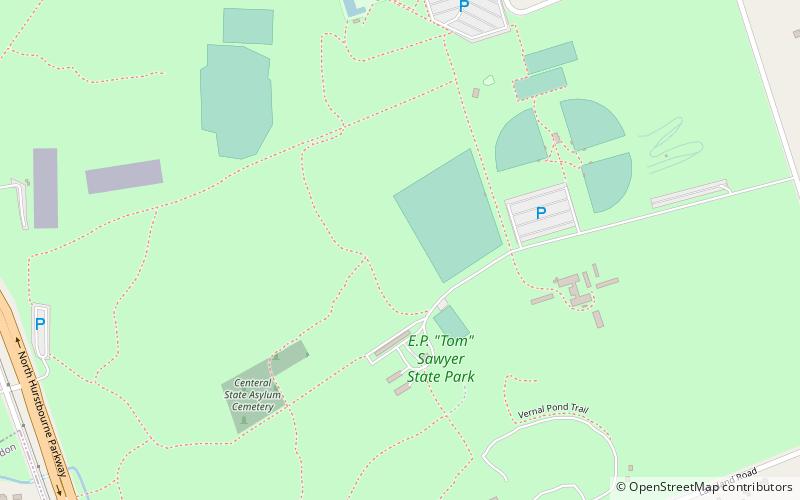 E.P. “Tom” Sawyer State Park location map
