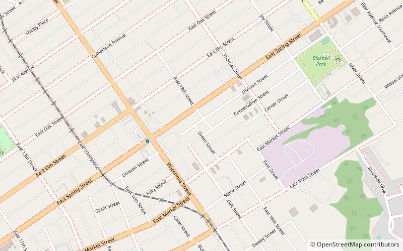 Division Street School location map