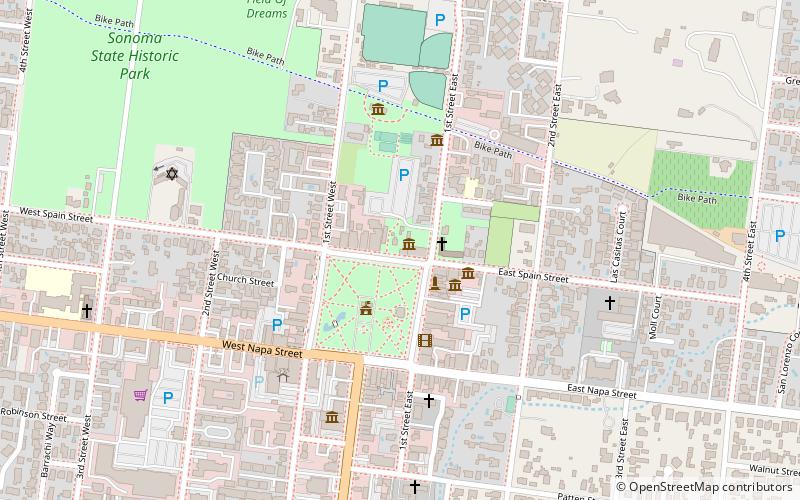 Sonoma Barracks location map