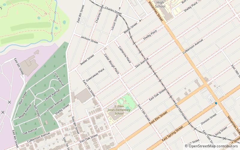 Cedar Bough Place Historic District location map
