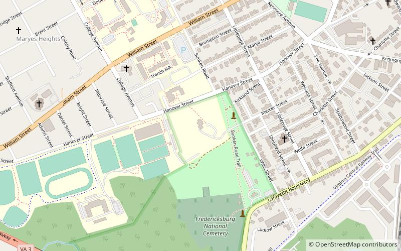 Brompton location map