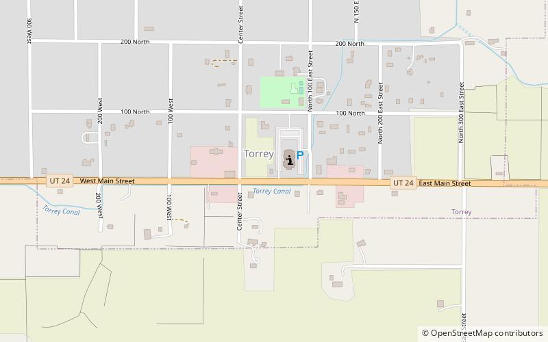Torrey Log Church–Schoolhouse location map