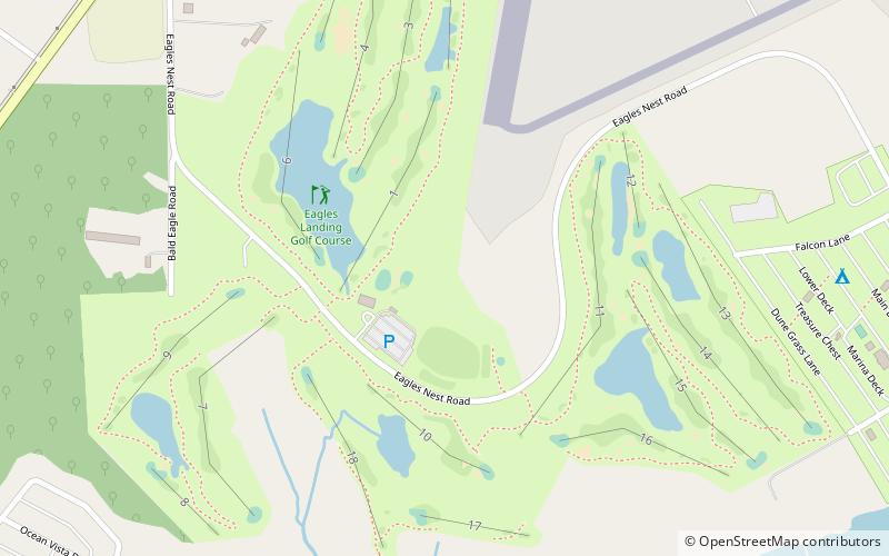 Eagle's Landing Golf Course location map