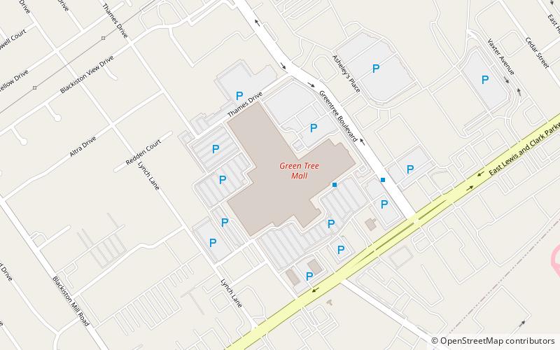 Green Tree Mall location map