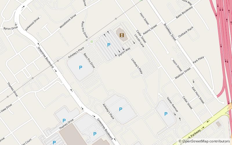 River Falls Mall location map