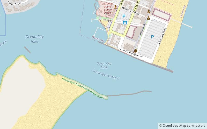 inlet park ocean city location map