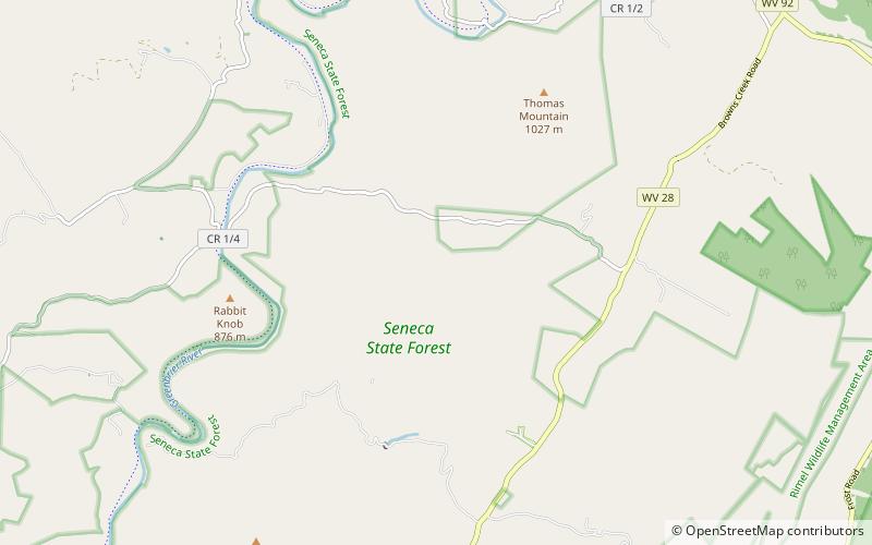 Seneca State Forest location map