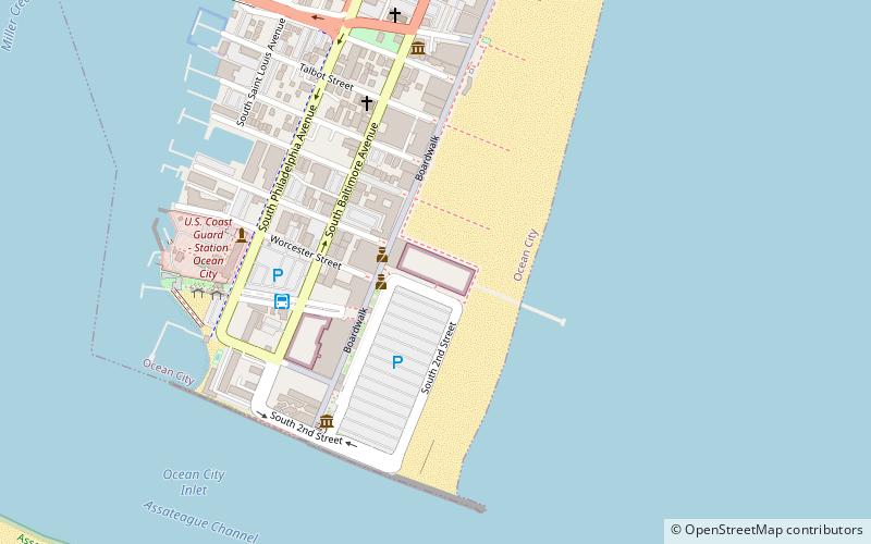Jolly Roger at the Pier location map