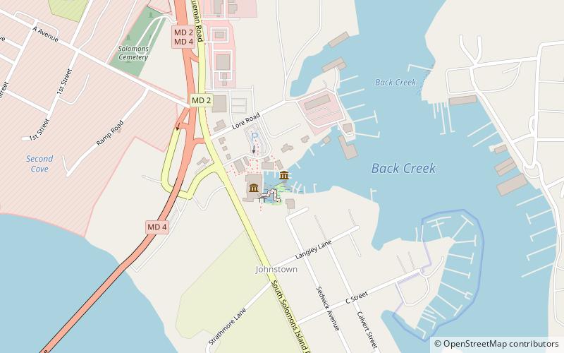 Drum Point Light location map
