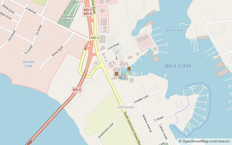 Calvert Marine Museum location map