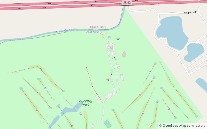 Lapping Memorial Park location map