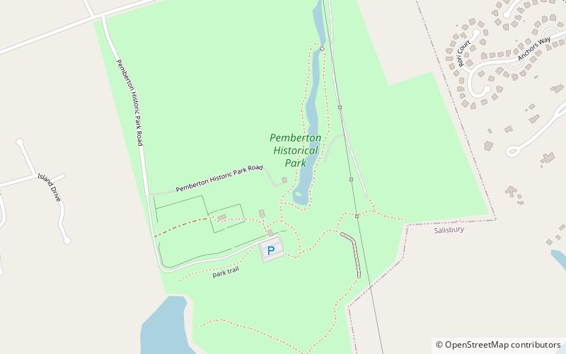 Pemberton Historical Park location map