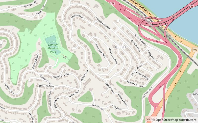 Fort Scammon location map