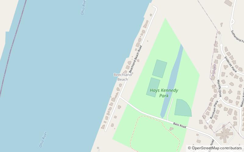 beechland beach louisville location map