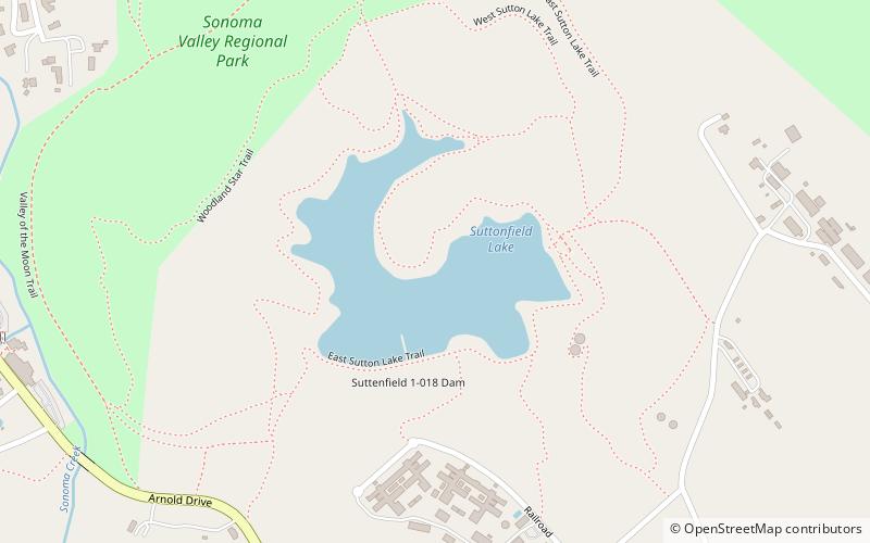 Lake Suttonfield location map
