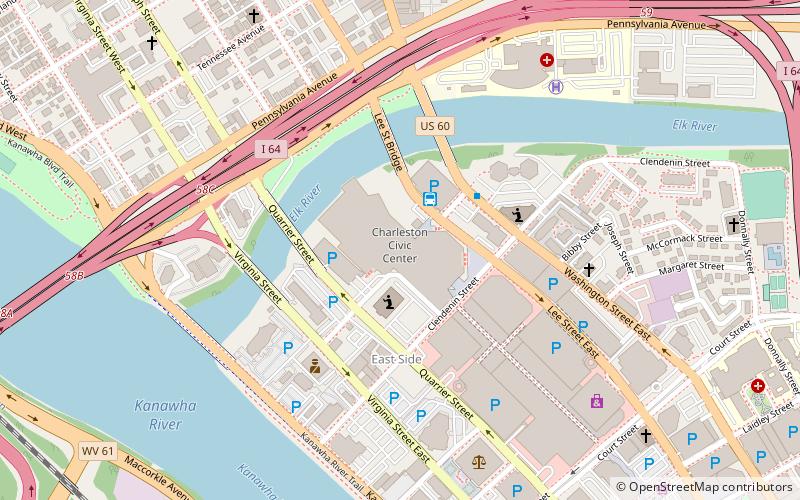 Charleston Coliseum & Convention Center location map