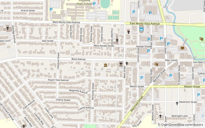 muzeum vacaville location map