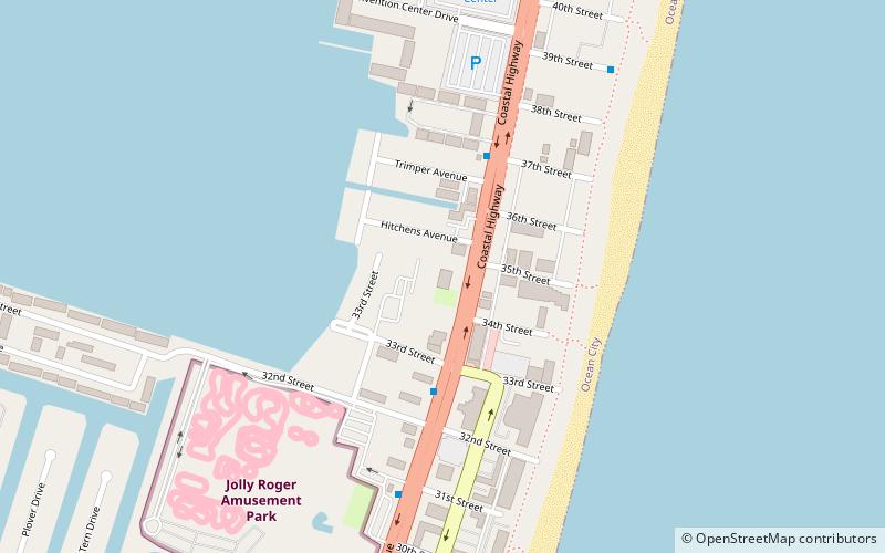 planet maze ocean city location map