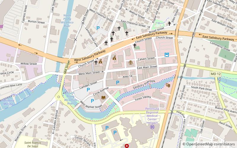 maude r toulson federal building salisbury location map