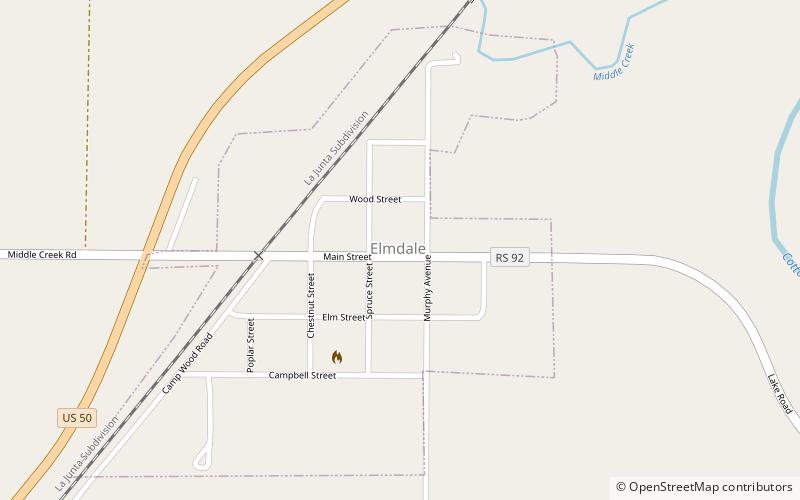 Elmdale location map