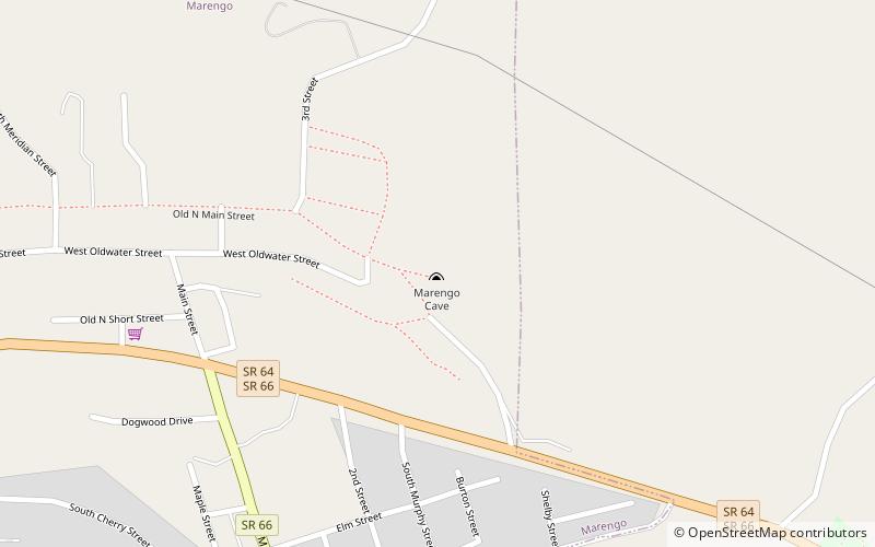Marengo Cave location map
