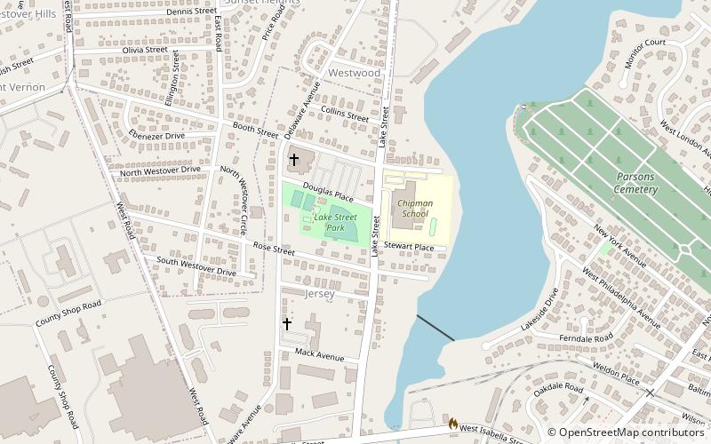 lake street park salisbury location map