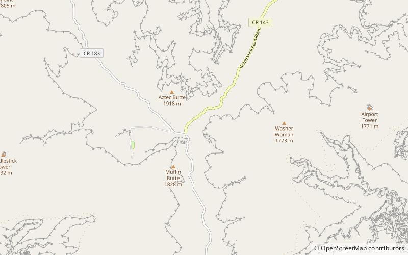 Mesa Arch location map