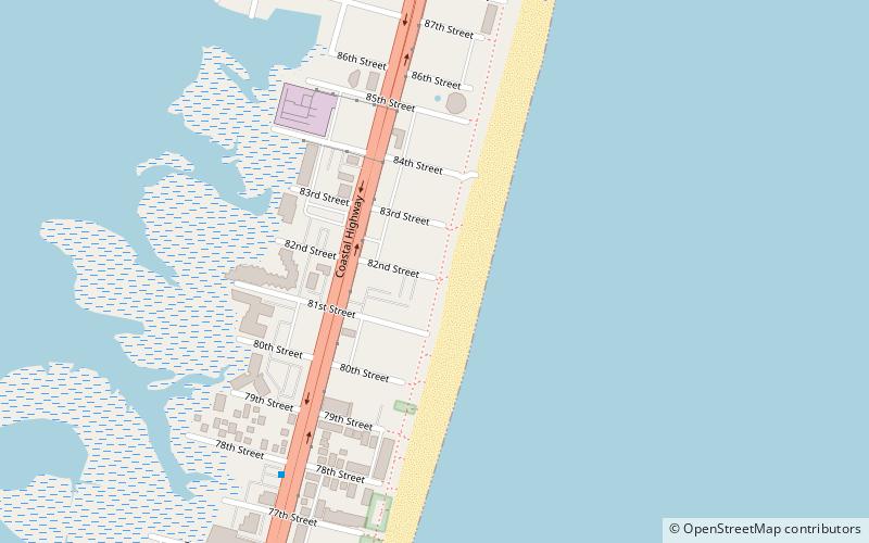 81 street oc ocean city location map