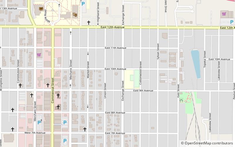 William Allen White House location map