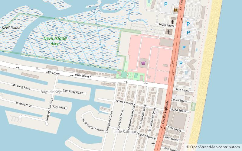 Art League of Ocean City MD location map