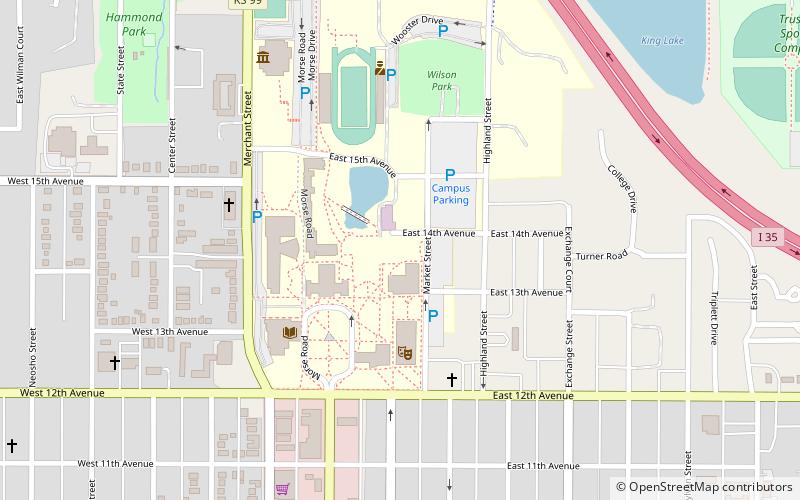 Emporia State University Memorial Union location map