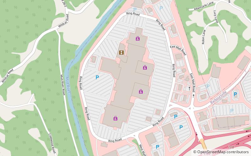 Huntington Mall location map