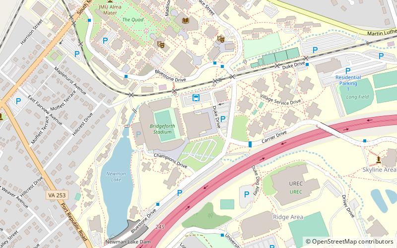 godwin hall harrisonburg location map