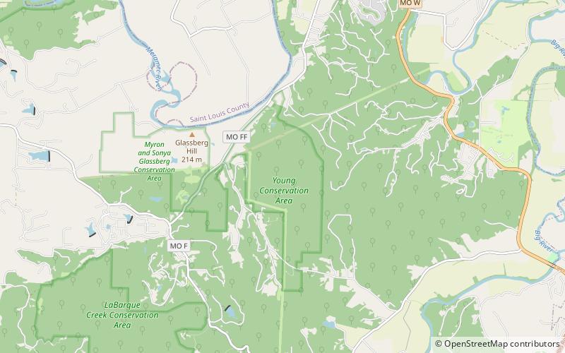 Young Conservation Area location map