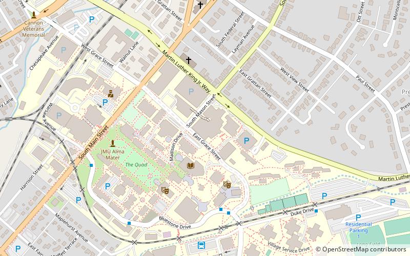 james madison university student success center harrisonburg location map