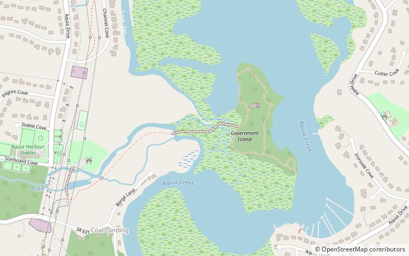 Public Quarry at Government Island location map