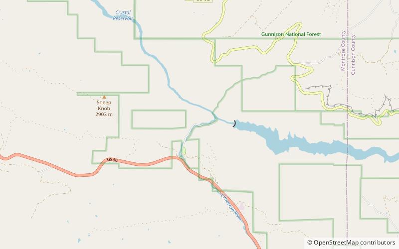 D & RG Narrow Gauge Trestle location map