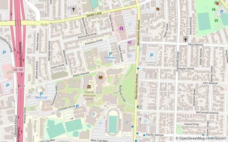 Santa Rosa Junior College location map