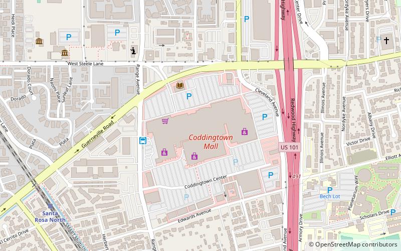 Coddingtown Mall location map