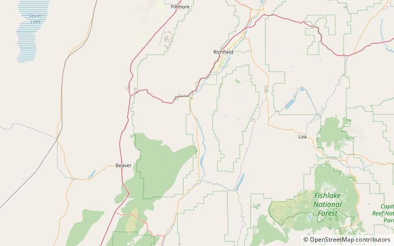 Marysvale location map