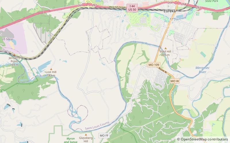 Allenton Access location map