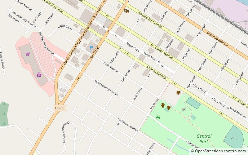 Bath Avenue Historic District location map