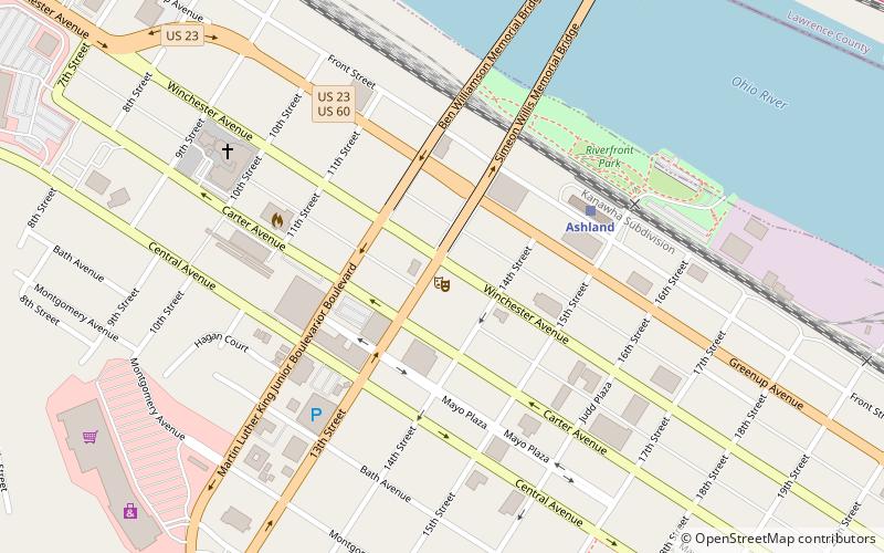 Paramount Arts Center location map