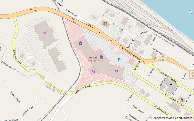 ashland town center location map