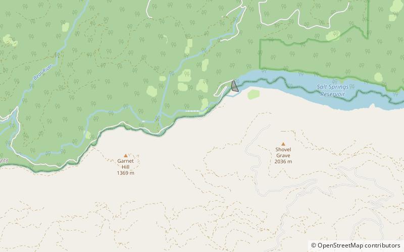 calaveras dome bosque nacional stanislaus location map
