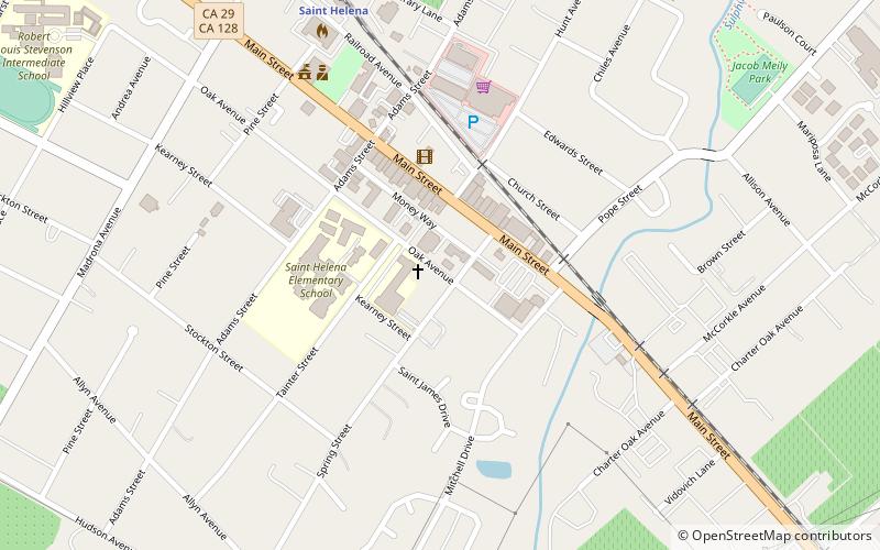 St. Helena Catholic Church location map