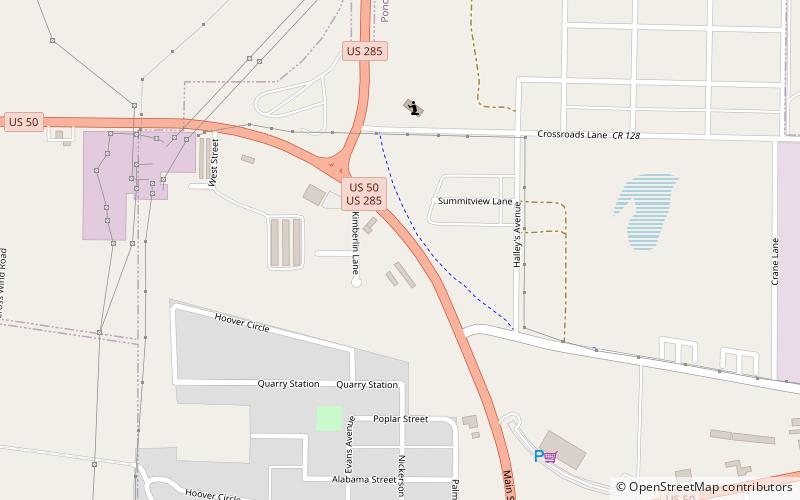 Poncha Springs location map