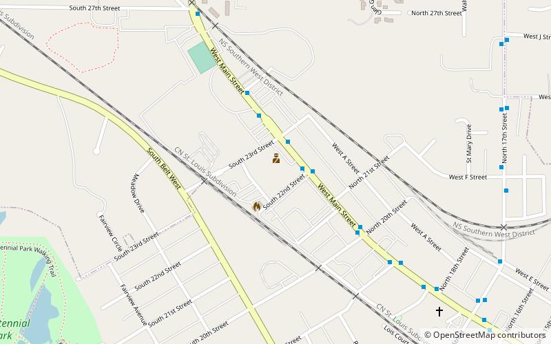 Lindenwood University – Belleville location map